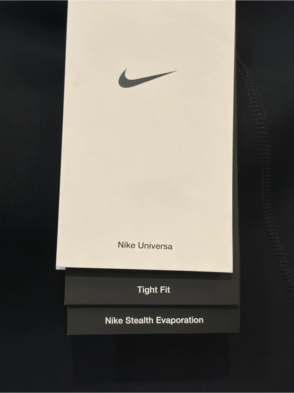 Nike Black Short-Sleeve Athletic Top